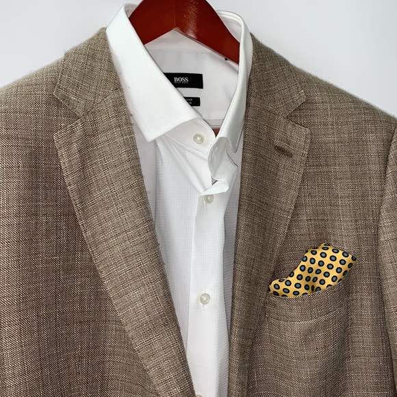 Hugo Boss Other - 💕Host Pick💕Hugo Boss Linen Sport Jacket. Size 46 US 56IT.